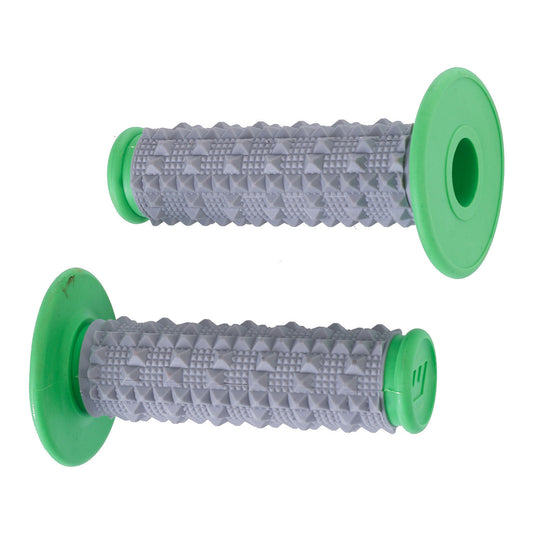 Whites MX Large Diamond Grip - Grey / Green
