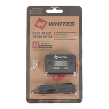 Whites Hour Meter - Black