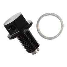 Whites Magnetic Sump Plug M10 x 15 x 1.25 - Black