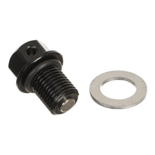 Whites Magnetic Sump Plug M12 x 15 x 1.25 - Black