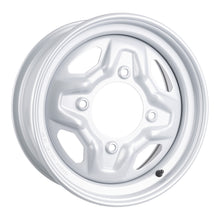 Whites ATV/UTV Steel Rim 14x6 Polaris Front 4/156 +40.2 - Silver