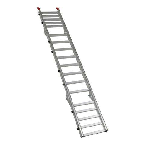 Whites Alloy Tailgate Ramp Folding 222x35cm - 318kg Rated