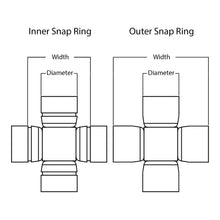 Whites ATV/UTV Joint Assembly WPUJ03 20mm/41.25mm int. snap ring