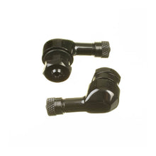 WHITES 90 DEGREE ALLOY VALVES 8.3MM (EURO/YAM) - BLK (PAIR)