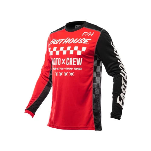 FastHouse Youth Grindhouse Alpha Jersey - Red/Black