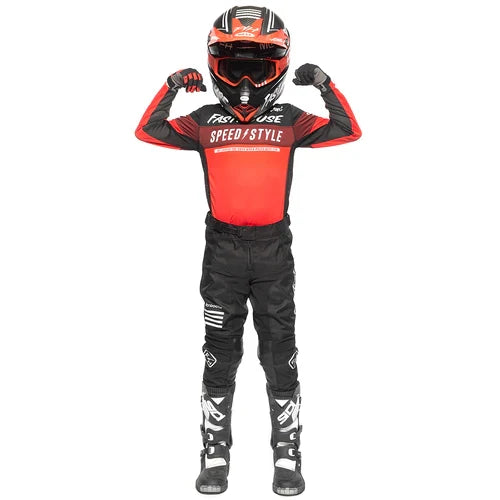 FastHouse Youth Grindhouse Akin Jersey - Red/Black