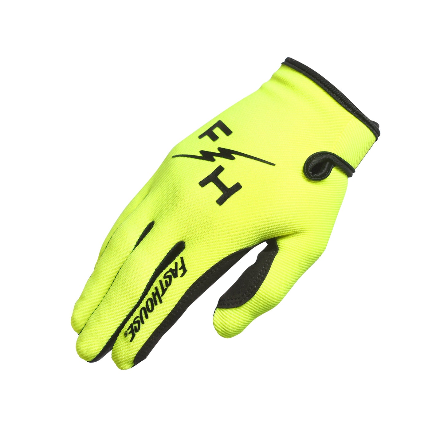 FastHouse Youth Carbon Eternal Glove - High-Viz