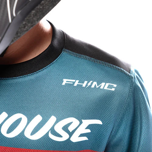 FastHouse Youth Carbon Force LS Jersey - Teal