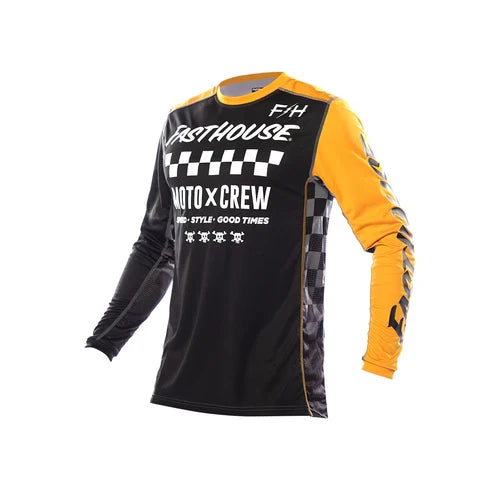 FastHouse Grindhouse Alpha Jersey - Black/Amber