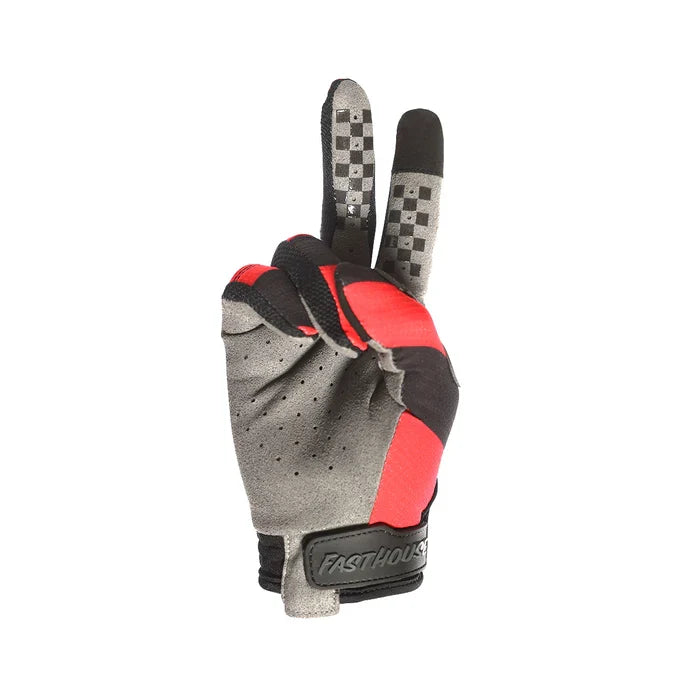 FastHouse Youth Speed Style Akin Glove - Black/Red