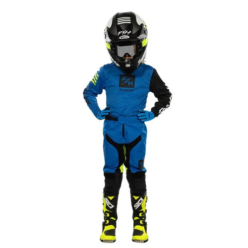 FastHouse Carbon Echo Youth Jersey - Electric Blue