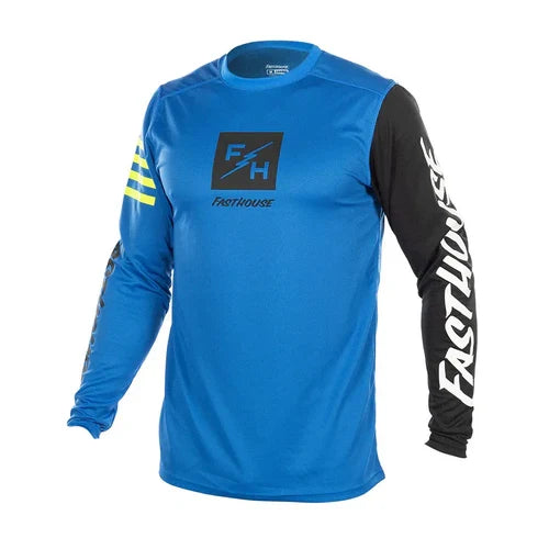FastHouse Carbon Echo Youth Jersey - Electric Blue
