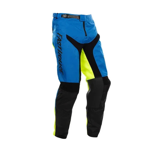 FastHouse Carbon Echo Youth Pant - Electric Blue/High Viz