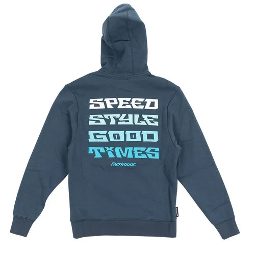 FastHouse Pillar Youth Hooded Pullover - Indigo