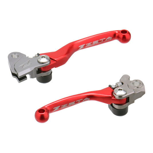 Zeta Pivot Lever Set FP - Kawasaki - Red