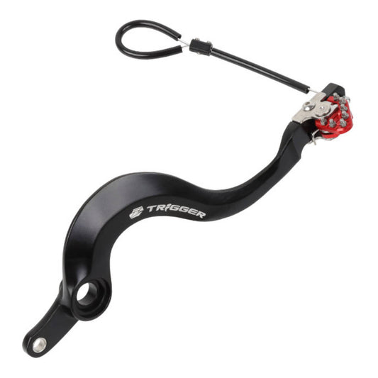 Zeta Trigger Brake Pedal Suzuki RMZ450 '08- Red