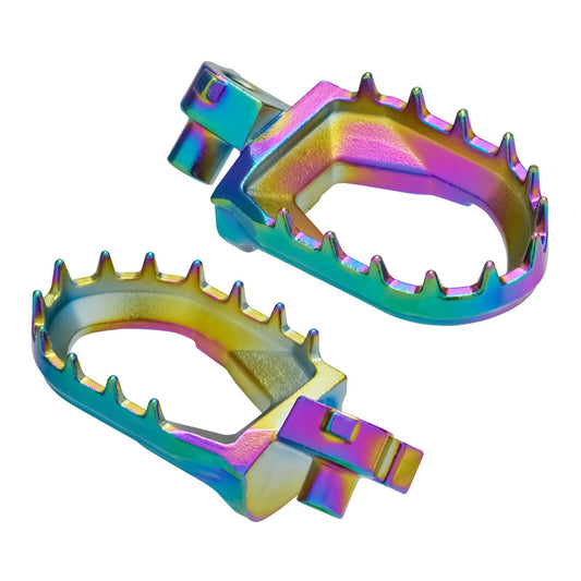 Zeta Max Foot Pegs 2-Stroke Yamaha YZ - Oil Slick