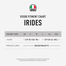 AGV IRIDES VISOR & PINLOCK FITMENT