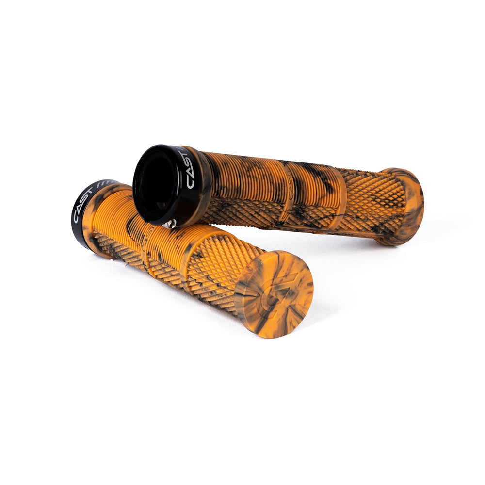 CAST Bamba Lock On Grip [Black/Orange]
