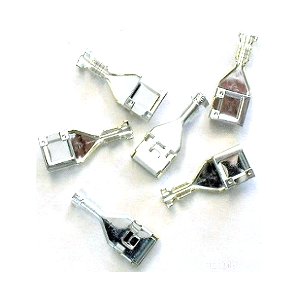 TERMINALS 8MM FEMALE SPADE 6 PACK