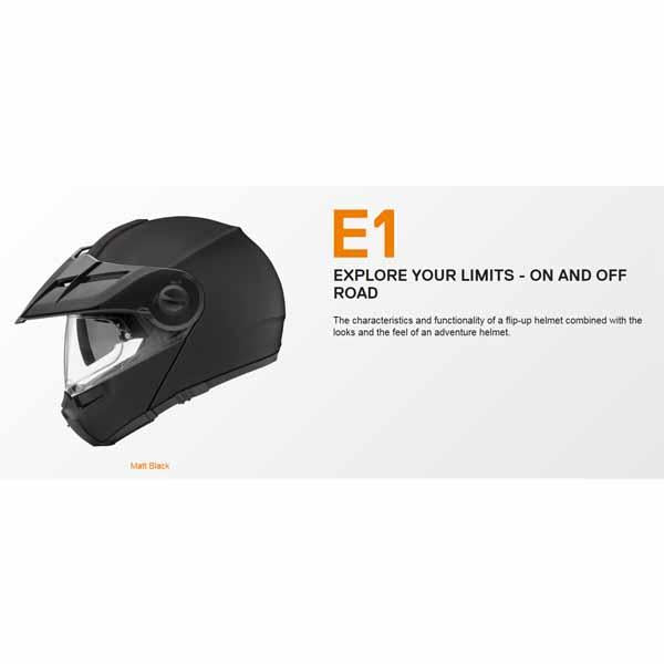 SCHUBERTH E1 Adventure Helmet - Cut Blue Medium