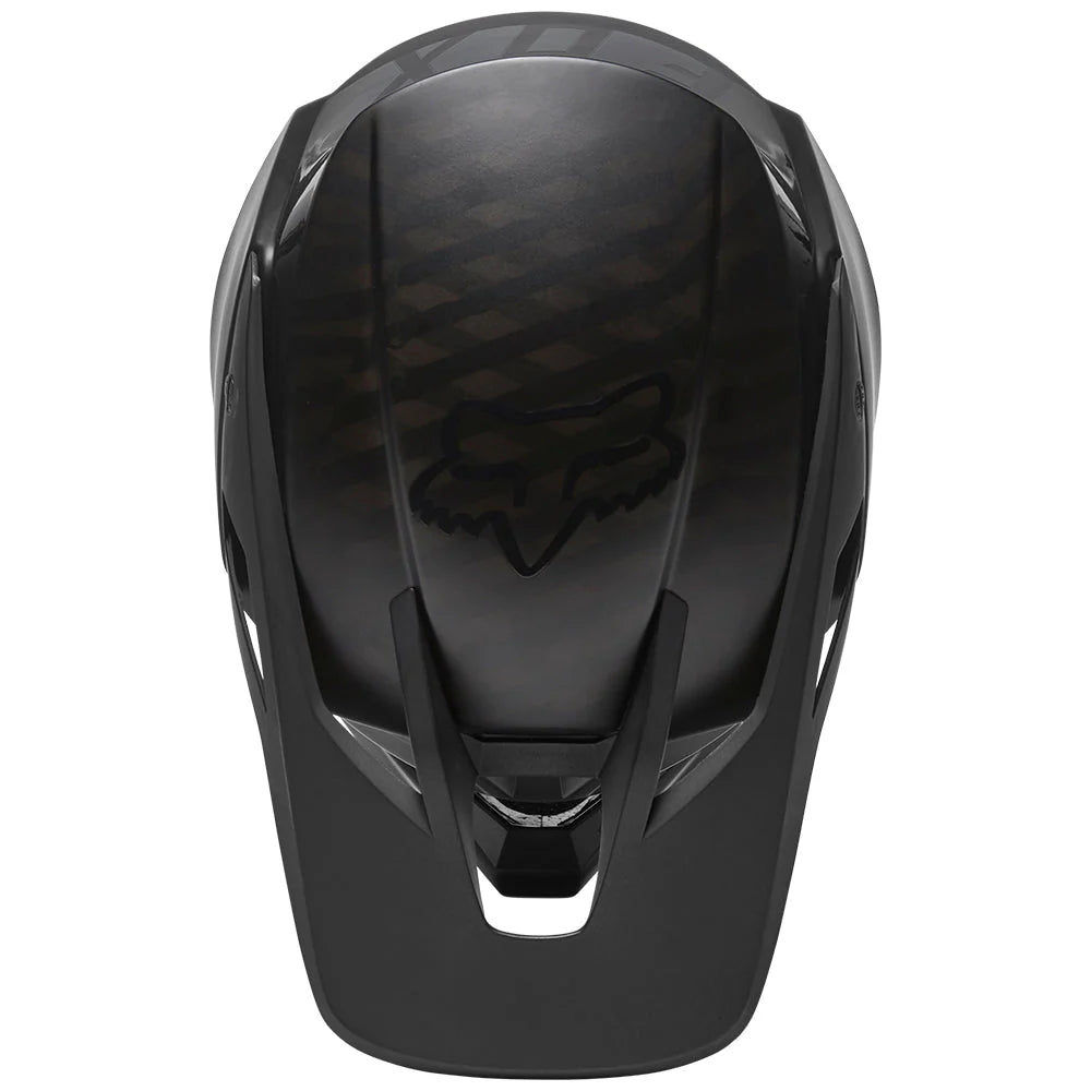 FOX V3 RS BLACK CARBON HELMET ECE [CARBON/BLACK]