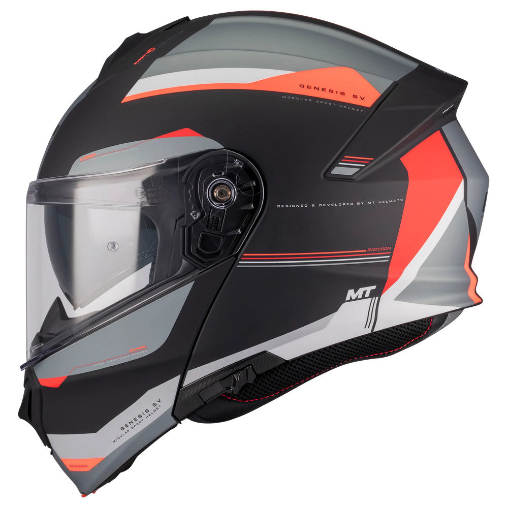 MT GENESIS SV [RACCOON MATT BLACK-GREY-ORANGE] - 2