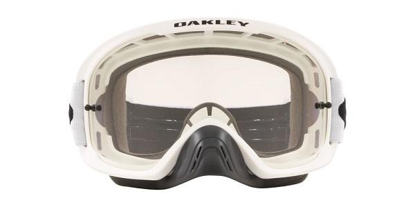 Oakley O Frame 2.0 Pro - Matte White MX Goggles with Clear Lens