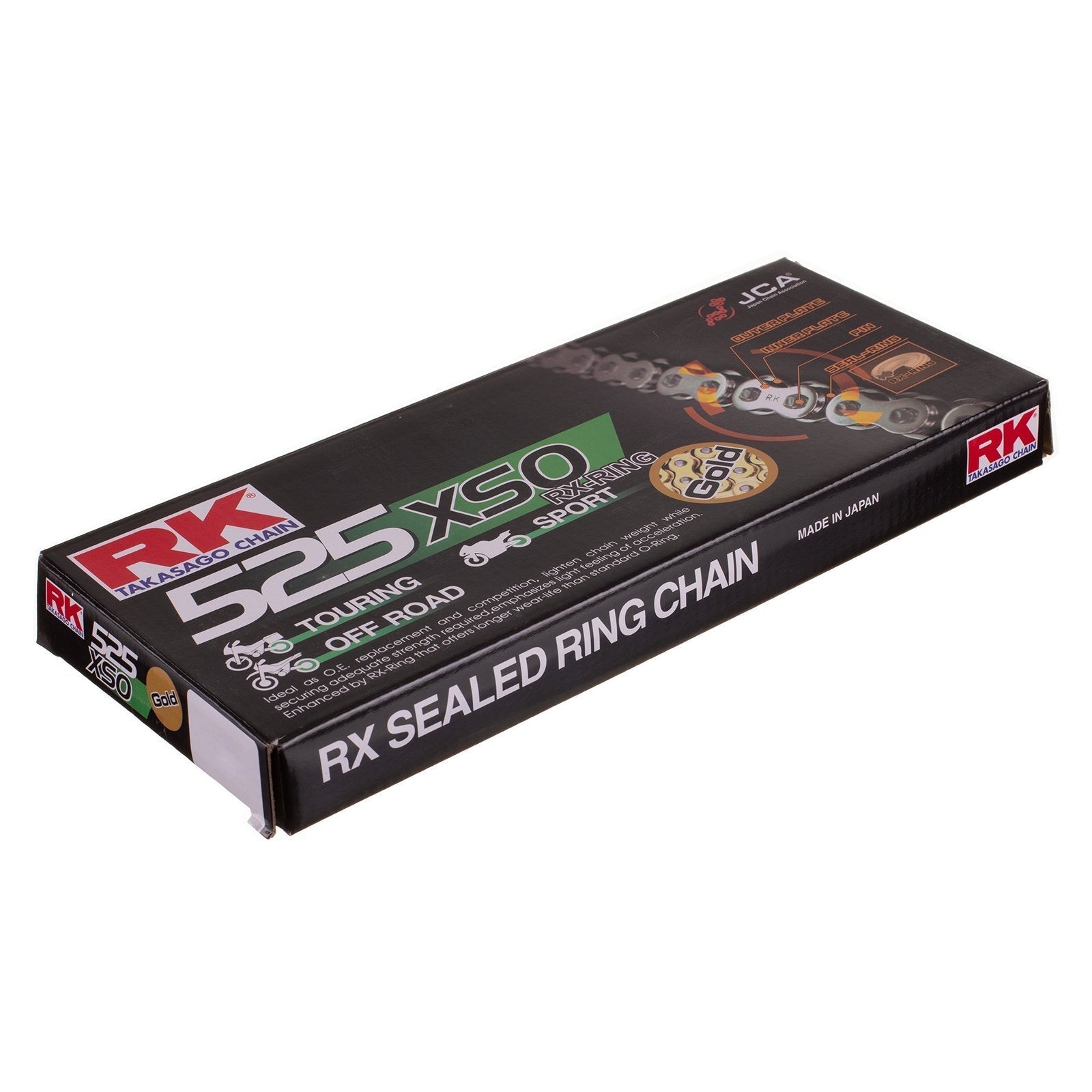 RK 525XSO RX-RING CHAIN - GOLD