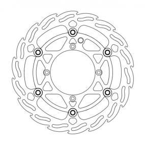 BRAKE DISC FRONT MOTO MASTER FLAME OVERSIZED 260MM GAS GAS HUSQVARNA KTM