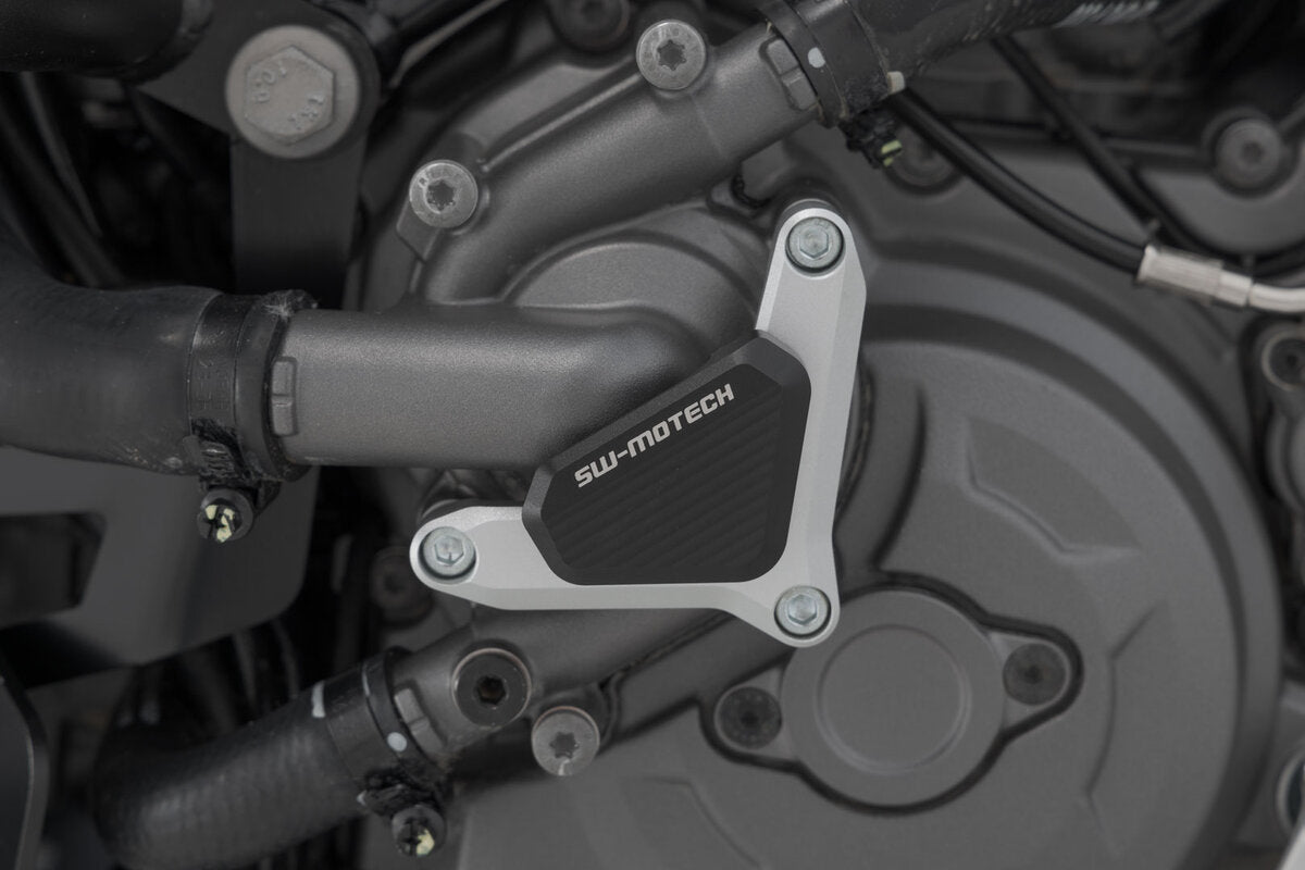 SW MOTECH WATER PUMP PROTECTION SILVER/BLACK DUCATI X DIAVEL HYPERMOTARD MONSTER MULTISTRADA