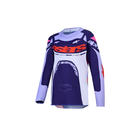 Alpinestars Youth Supertech Dyna Jersey Purple/Pink