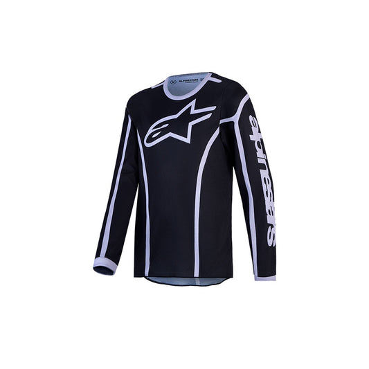 Alpinestars Youth Fluid Apex Jersey Black/Silver