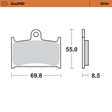 BRAKE PADS MOTO MASTER FRONT ROAD PRO SINTERED SUZUKI TRIUMPH YAMAHA