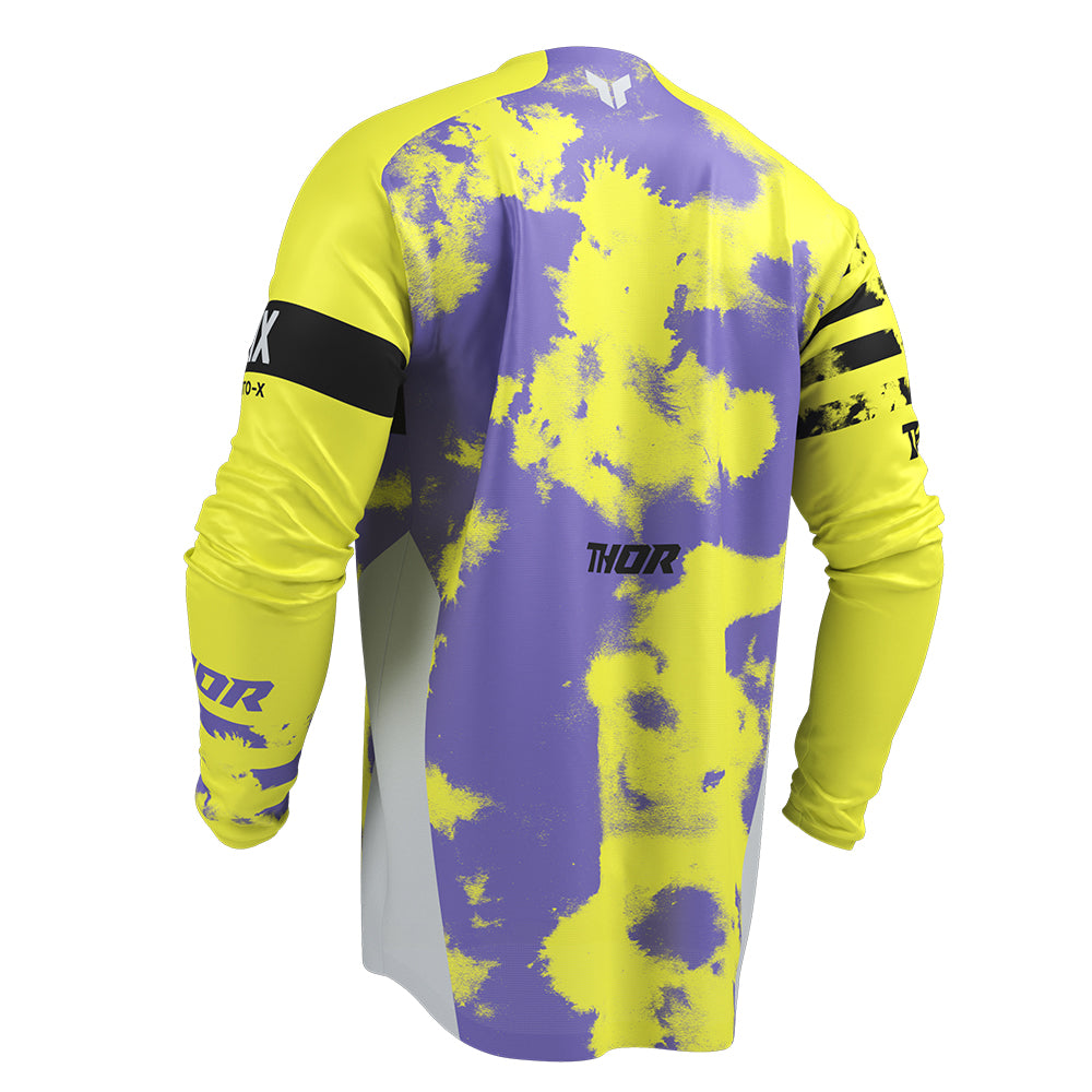 THOR MX JERSEY LAUNCHMODE BLEACH GRAY/ACID