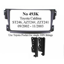 FITTING KIT TOYOTA CALDINA 2002 - 2007 (T241) (BLACK)