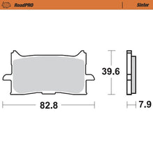 BRAKE PADS MOTO MASTER FRONT ROAD PRO SINTERED HONDA CB125R CB300R CB650R CBR650R CRF1000L CRF1100L