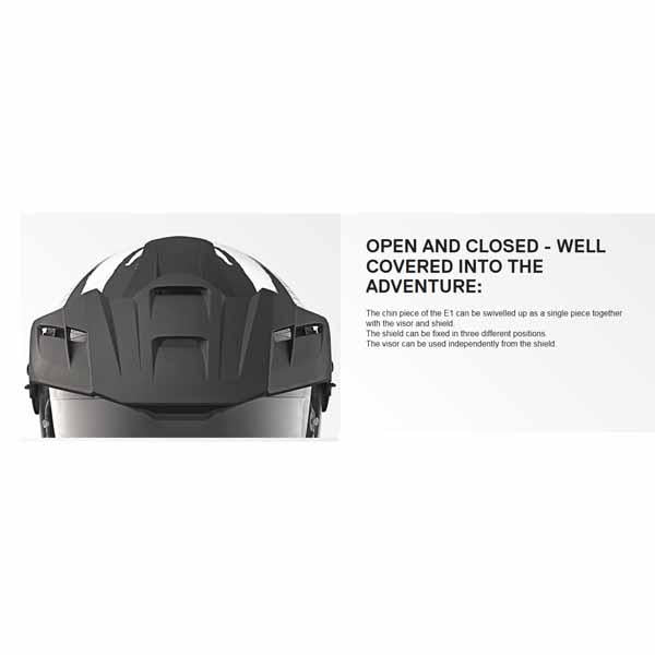 SCHUBERTH E1 Adventure Helmet - Cut Blue Medium