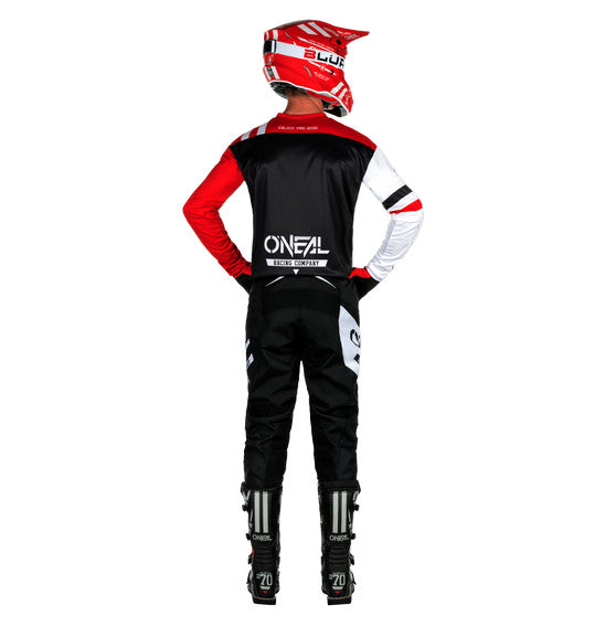 O'Neal 2026 ELEMENT Warhawk Jersey - Black/White/Red