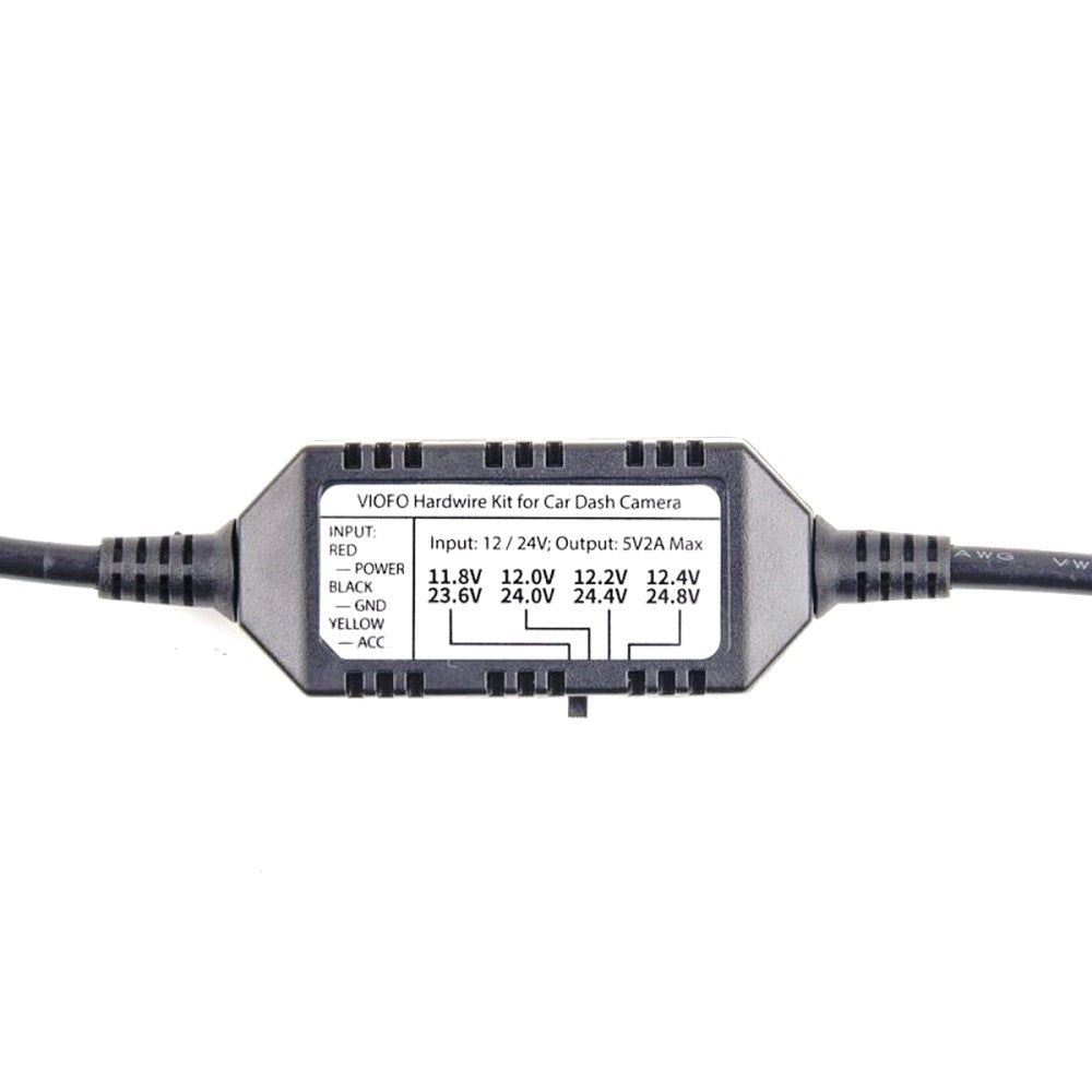 VIOFO 3 WIRE HARDWIRE KIT (MINI USB) A119V3/A129 DUO/A129 DUO IR/A129 PRO DUO/A129 PLUS DUO