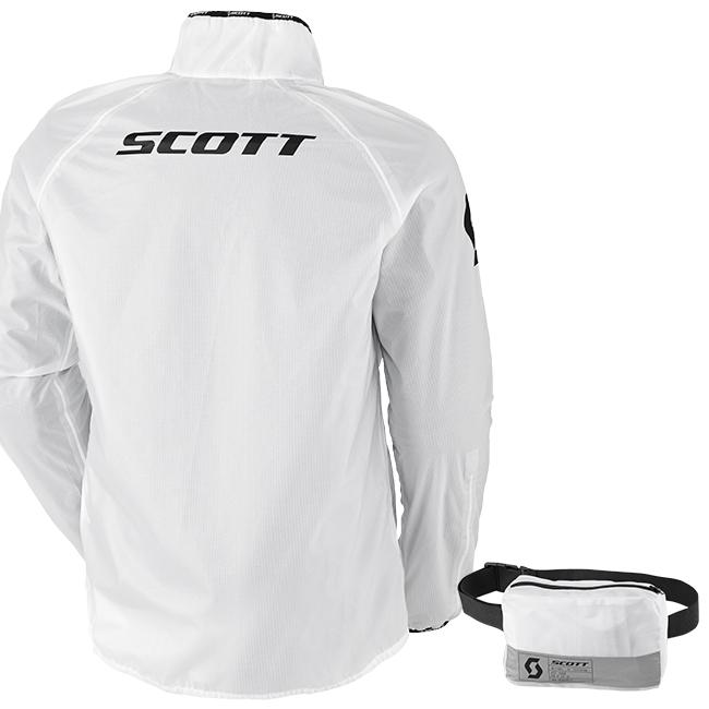 SCOTT Ergonomic DP Light Rain Jacket - Clear