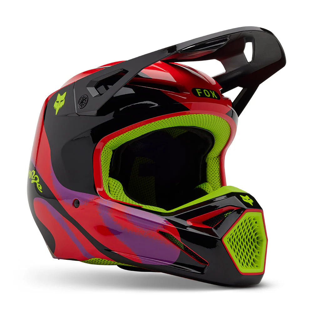 FOX V1 EMOTION HELMET MIPS CE [FLO RED]