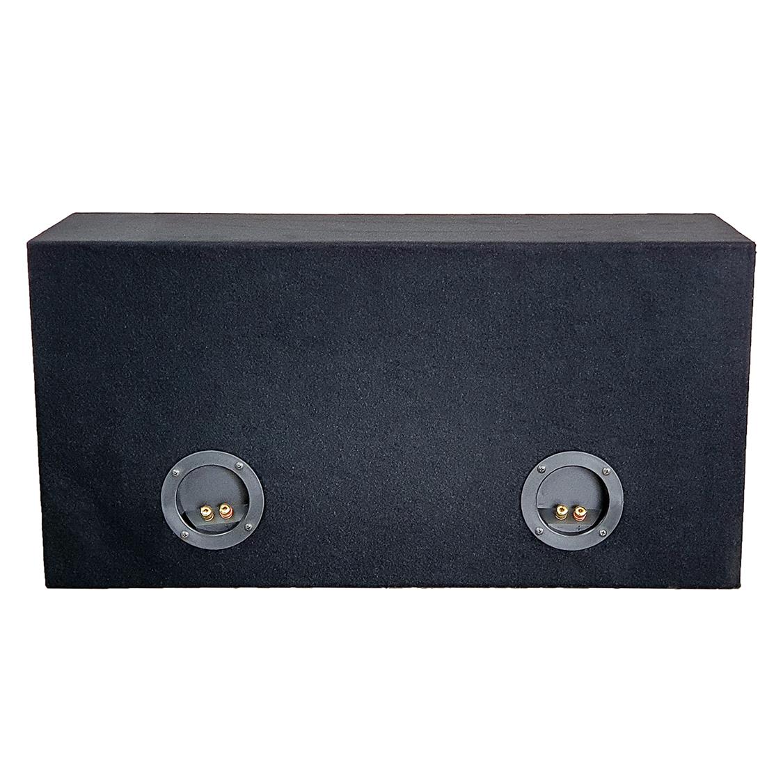 SUBWOOFER BOX FOR 2 x 10" SUB DOUBLE BLACK