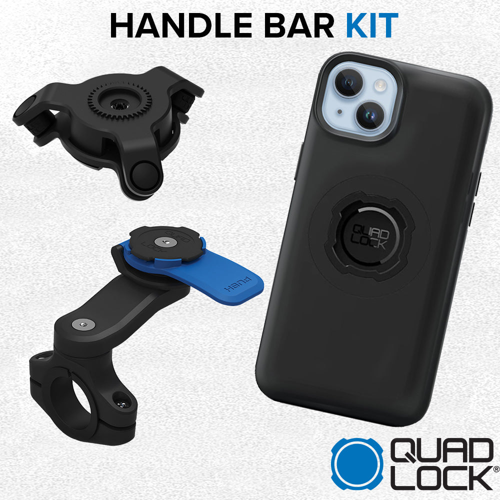 iPhone 15 Handlebar Mount Kit Quad Lock
