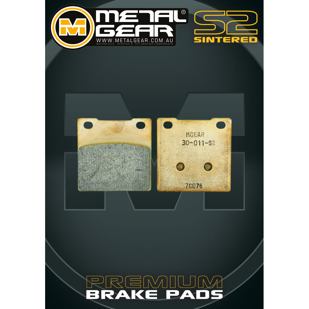 METAL GEAR BRAKE PADS SINTERED