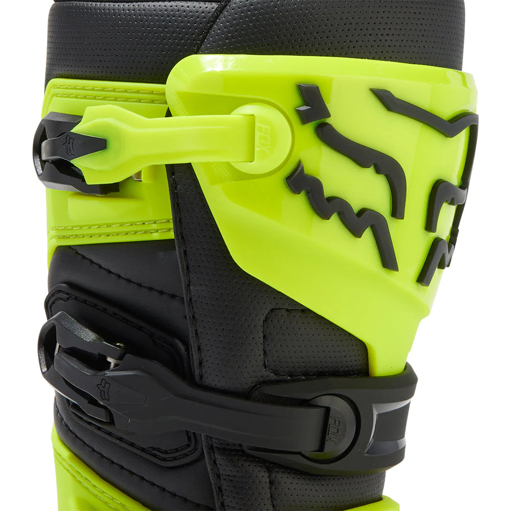 FOX YOUTH COMP BOOTS [FLO YELLOW]
