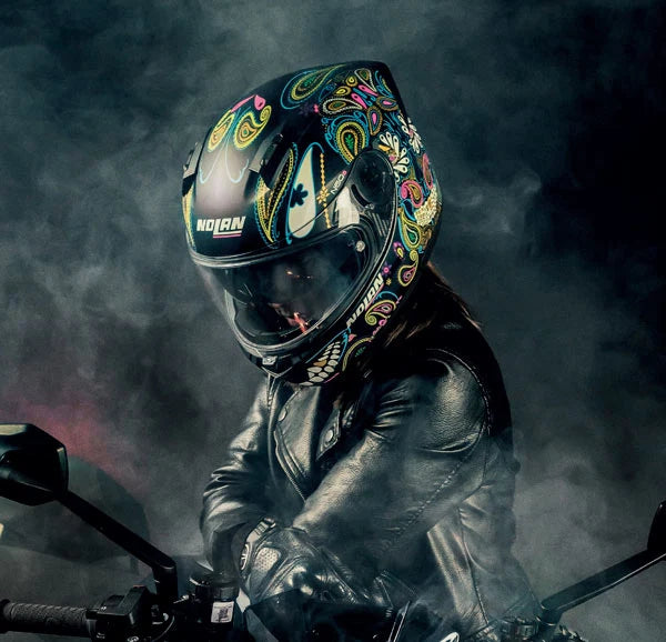 Nolan N60-6 Full Face Helmet - black/floral