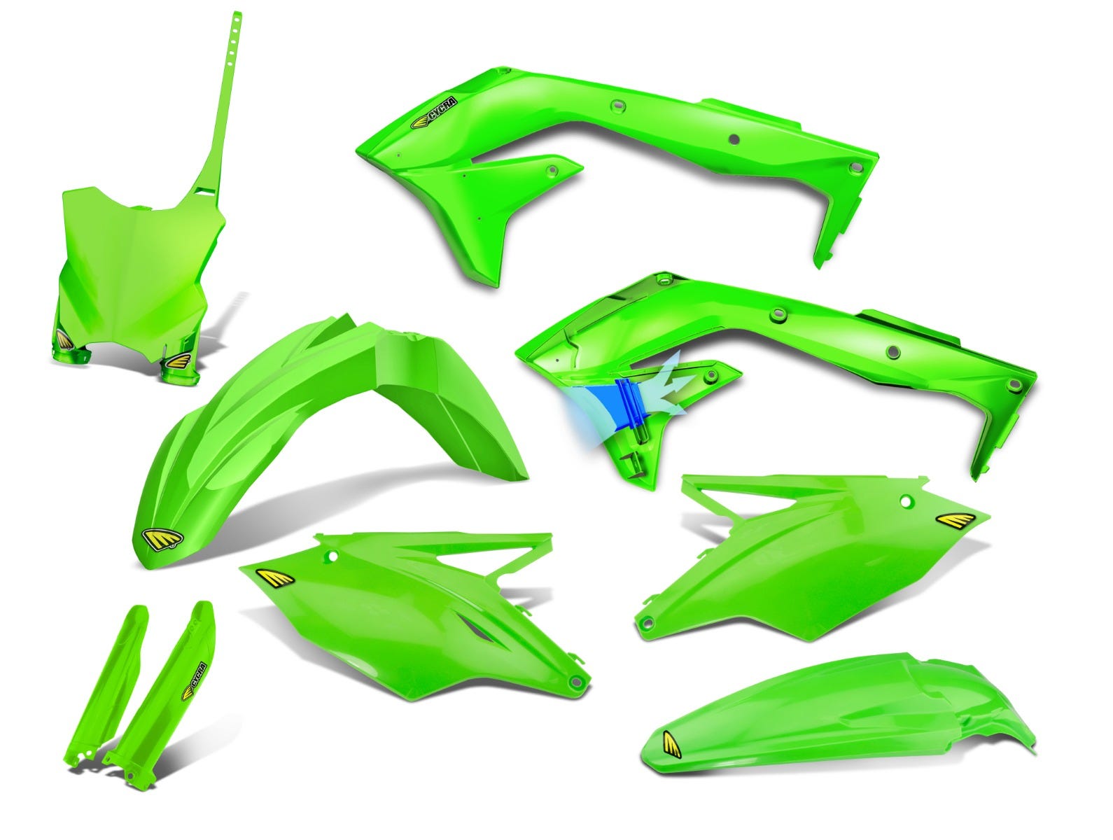 Cycra Powerflow Kit 16- Kx450F Grn