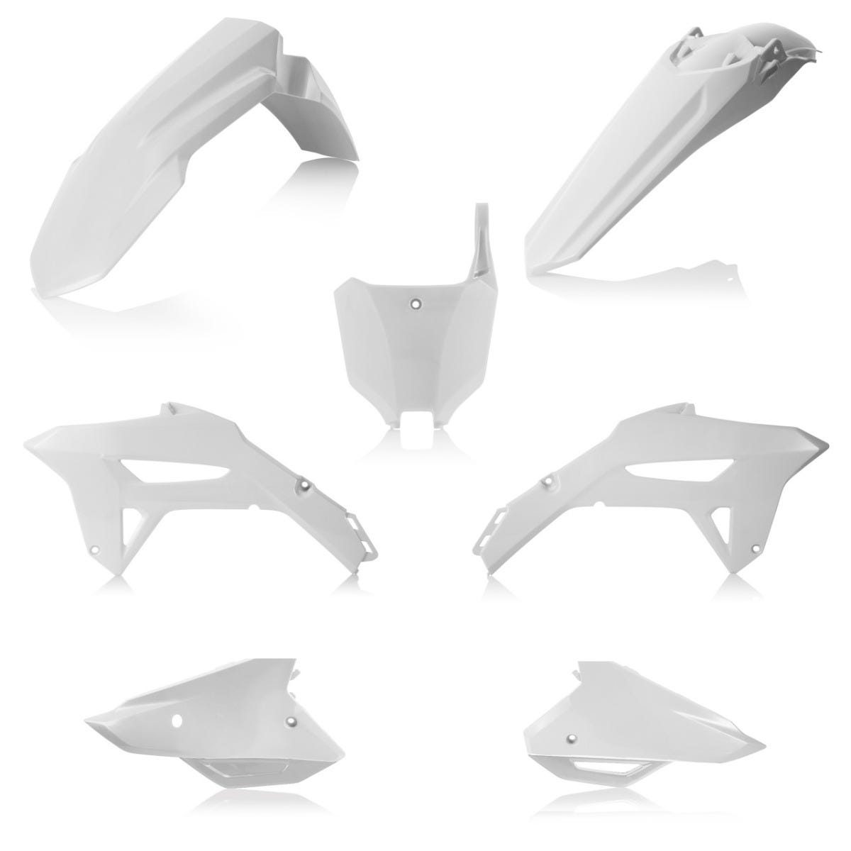 Cycra Cyc 5Plas Kit2021 Honda CRF450R 5 Piece Replica Kit White