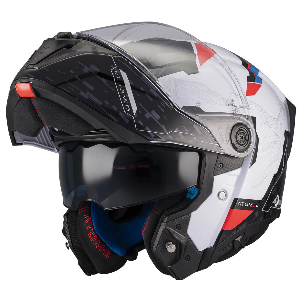 MT ATOM 2 SV [HIGHLANDS GLOSS WHITE-RED-BLUE] - 1